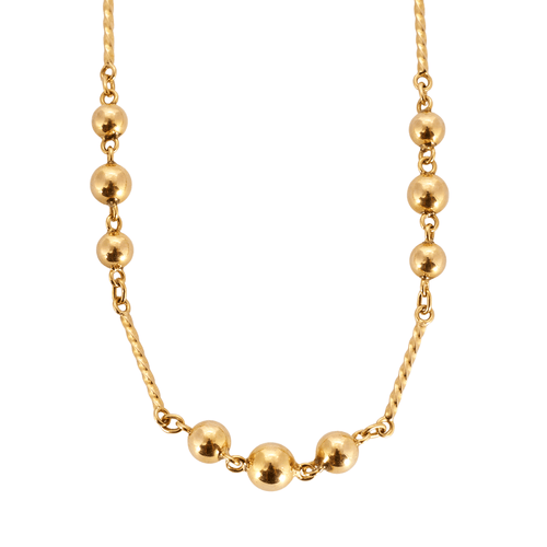 Collier Collier en or jaune maille tressée 58 Facettes DV1164-6