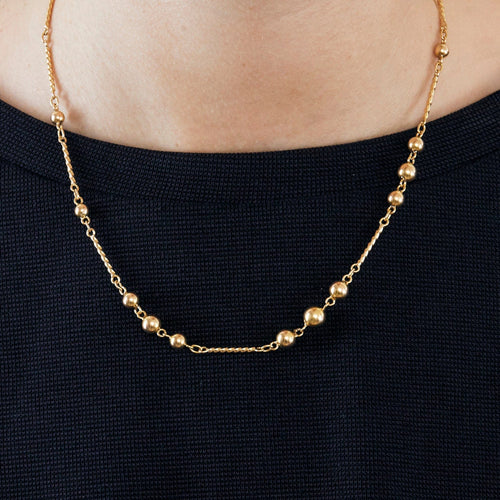 Collier Collier en or jaune maille tressée 58 Facettes DV1164-6