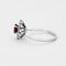 Bague 52.5 Bague en or gris, rubis et diamants 58 Facettes DV0014-6-525-3