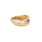 Bague 51 CARTIER - Bague Trinity trois ors diamants 58 Facettes DV0379-15-51-2