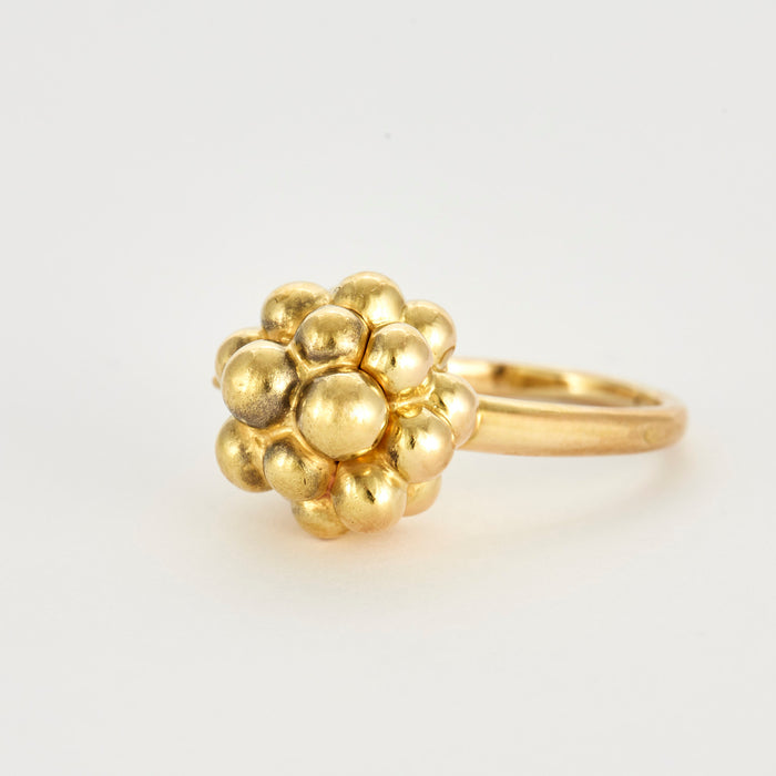 Bague 59 BOUCHERON -  Bague Grain de mure,  or jaune 58 Facettes DV3815-1