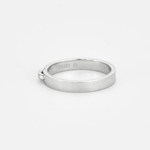 Bague 51 CHAUMET - Alliance Liens Evidence platine et diamants 58 Facettes DV4639-1