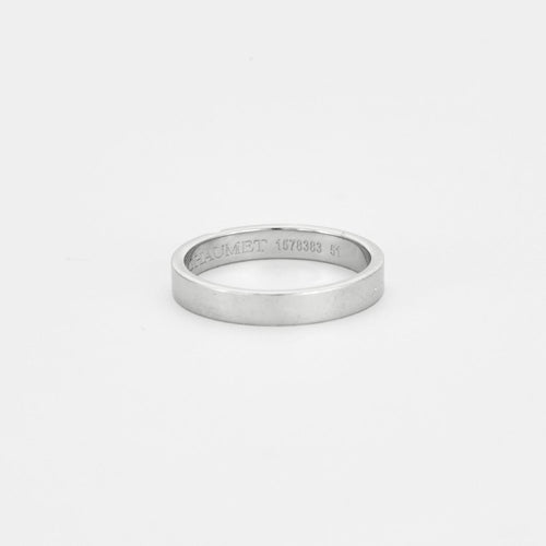 Bague 51 CHAUMET - Alliance Liens Evidence platine et diamants 58 Facettes DV4639-1