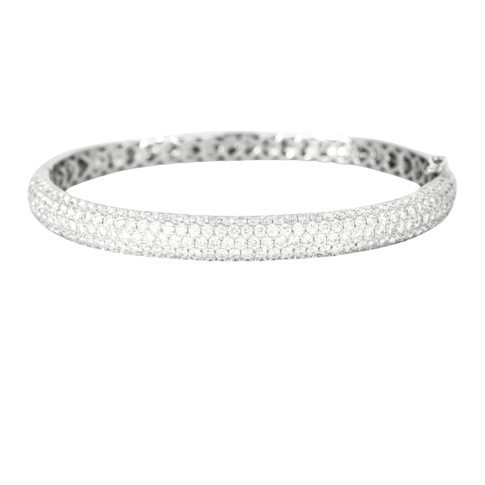 Bracelet Bracelet en or gris et diamants 58 Facettes DV4556-2