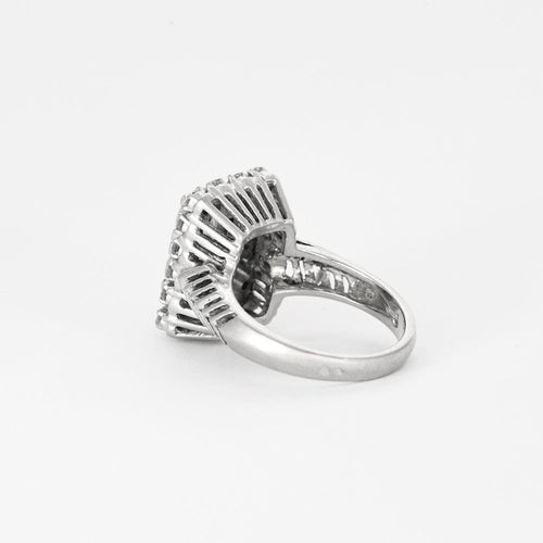 Bague 51 Bague en platine et or gris et diamants 58 Facettes DV4786-2