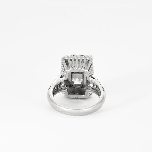 Bague 51 Bague en platine et or gris et diamants 58 Facettes DV4786-2
