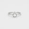 Bague 53 Bague solitaire en or gris et diamant 58 Facettes DV4184-12