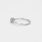Bague solitaire en or gris et diamant