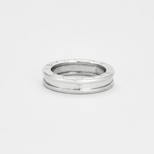 Bague 55 Bulgari - B Zero - Alliance  or gris 58 Facettes DV4070-3-DV0736-1