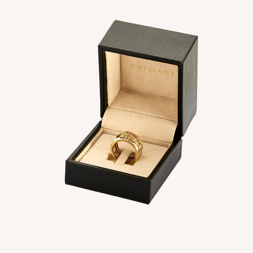 BULGARI - Parentesi - Bague or jaune et diamants