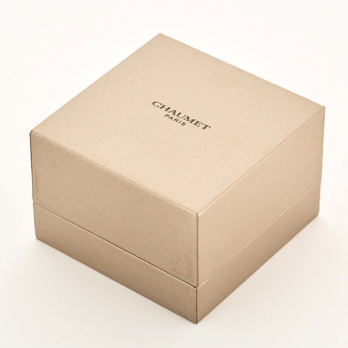 Bague 53 CHAUMET- Liens - Bague céramique blanche, or gris et diamants 58 Facettes DV0667-3