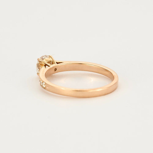 Bague 51 Bague or rose et diamants 58 Facettes DV4973-2-51-5