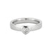 Bague 53 Bague jonc or gris diamant coeur 58 Facettes DV5390-7-53-2