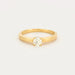 Bague 52 Bague solitaire or jaune, diamant 58 Facettes DV5390-9-52-2