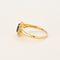 Bague 59 Bague en or jaune saphir diamants 58 Facettes DV0687-3-59-2