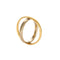 Bague 55 CHARLOTTE CHESNAIS - Ellipse Bold - Bague or jaune et or gris 58 Facettes DV0715-1-55-2