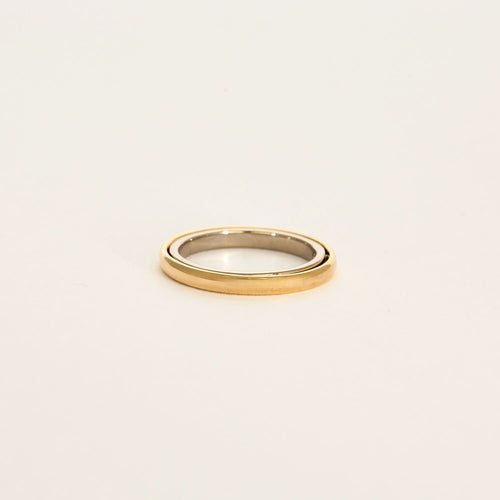 CHARLOTTE CHESNAIS - Ellipse Bold - Bague or jaune et or gris