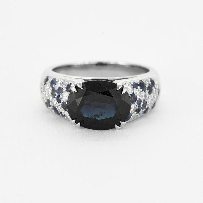 Bague 56 Mauboussin - Bague Nuit d'Amour or gris saphirs et diamants 58 Facettes DV4694-1