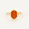 Bague 56.5 Bague en or jaune 18K et intaille cornaline antique 58 Facettes DV0718-1-565