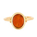 Bague 56.5 Bague en or jaune 18K et intaille cornaline antique 58 Facettes DV0718-1-565