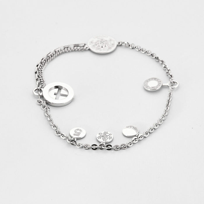 Bracelet CHANEL - Camélia - Bracelet en or gris, diamants 58 Facettes DV0615- 4