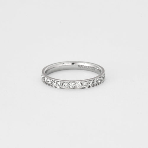 Bague 50 Mauboussin Bague "Lovissime" en or gris et diamants 58 Facettes DV5651-2