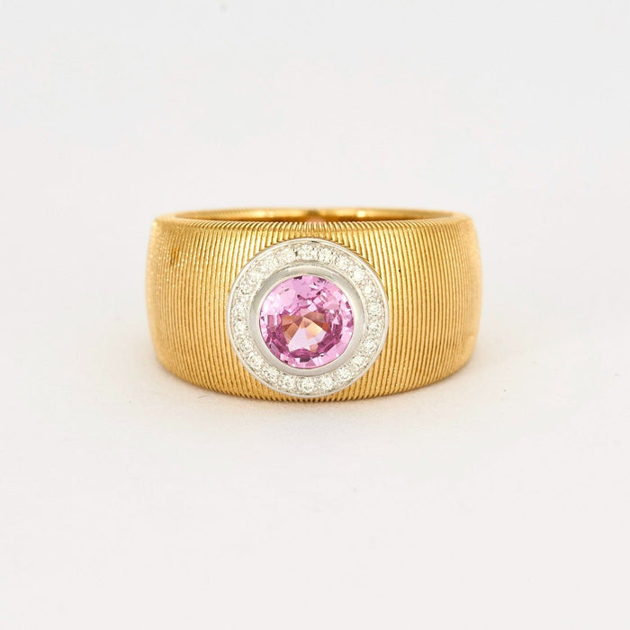 Bague 52 MAUBOUSSIN - Un été en toscane - or jaune et saphir rose 58 Facettes DDV5707-6-52-1