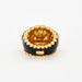 Bague 50 CHANEL - Baroque - Bague or jaune, émail noir et perles 58 Facettes DV6154-2