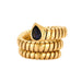 Bague 50 BULGARI - Serpenti - Bague or jaune, saphir 58 Facettes DV5568-2