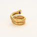 Bague 50 BULGARI. Serpenti. Bague en or jaune, saphir 58 Facettes DV5568-2