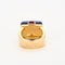 Bague 53 FRED - Bague en or jaune lapis-lazuli et rubis 58 Facettes DV2998-2
