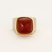 Bague 55 Fred, "Pain de Sucre" - Bague deux ors,  cornaline. 58 Facettes DV2998-3