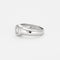 Bague 54 Bague jonc en or gris diamant 58 Facettes DV6202-2-54-3