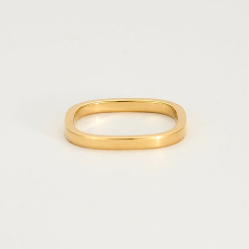 Bague 52 Dinh Van  Alliance Carré Or jaune 58 Facettes DV4863-3