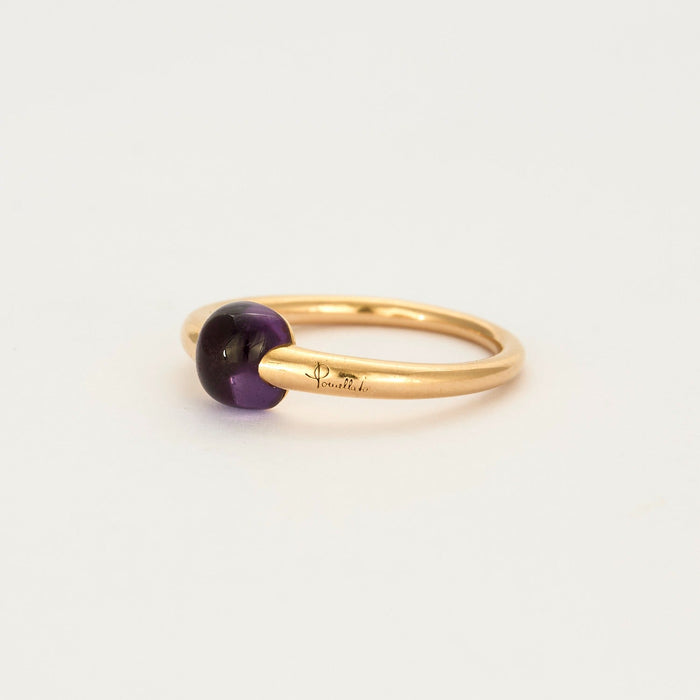 POMELLATO - M'ama non m'ama - Rose gold and amethyst ring