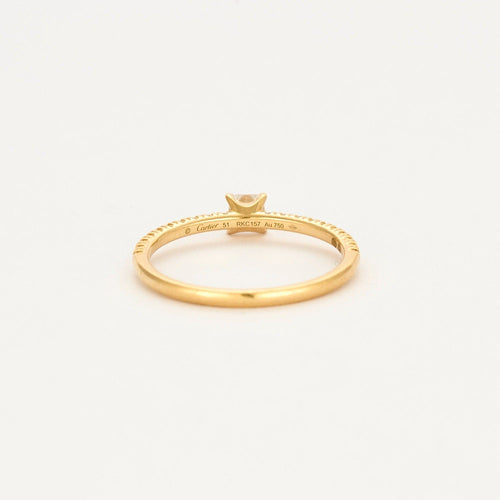 Bague 51 CARTIER - Etincelle - Bague en or jaune et diamants 58 Facettes DV0725-1-51-2