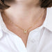 Collier Collier en or jaune et pendentif diamant 58 Facettes DV6206-1