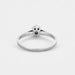 Bague 54 Bague solitaire or gris et diamant 58 Facettes DV0687-7-54-3