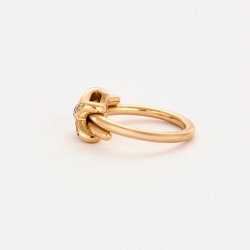 Bague 48 Chaumet - Jeux de Liens -  Bague en or rose et diamants 58 Facettes DDV4667-1-48-2