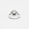 Bague 48 Bague solitaire platine, or gris et diamants 58 Facettes DV0687-6-48-2