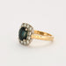 Bague 50 Bague saphir teal, or jaune et or gris 18K 58 Facettes DV5583-1