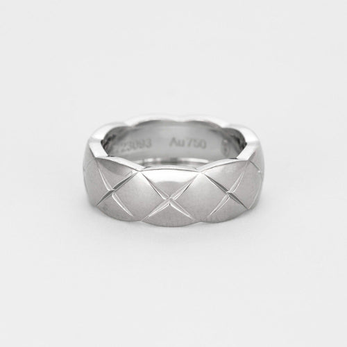 Bague 49 CHANEL Coco Crush Petit Modèle - Bague or gris 58 Facettes DV6404-1