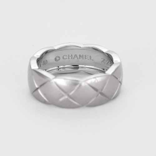 Bague 49 CHANEL Coco Crush Petit Modèle - Bague or gris 58 Facettes DV6404-1