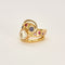 Bague moderniste or jaune et diamant 2,03 carats