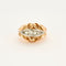 Bague 56 Bague en or jaune, or gris et diamants 58 Facettes DV0013-24-56-3