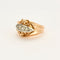 Bague 56 Bague en or jaune, or gris et diamants 58 Facettes DV0013-24-56-3