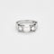 Bague 61 Bague en or gris, diamants et perle de culture 58 Facettes DV0013-25-61-2
