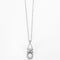 Collier Collier négligé en or gris perles et diamants taillés en rose 58 Facettes DV0013-26