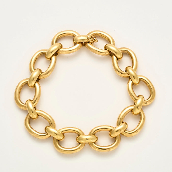 CARTIER - Yellow gold bathtub bracelet