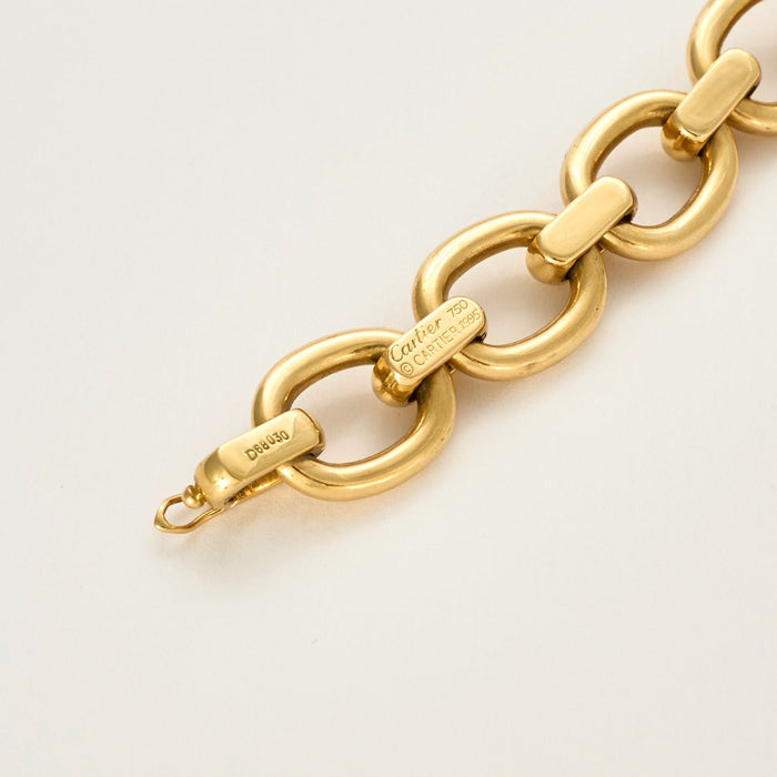 CARTIER - Yellow gold bathtub bracelet